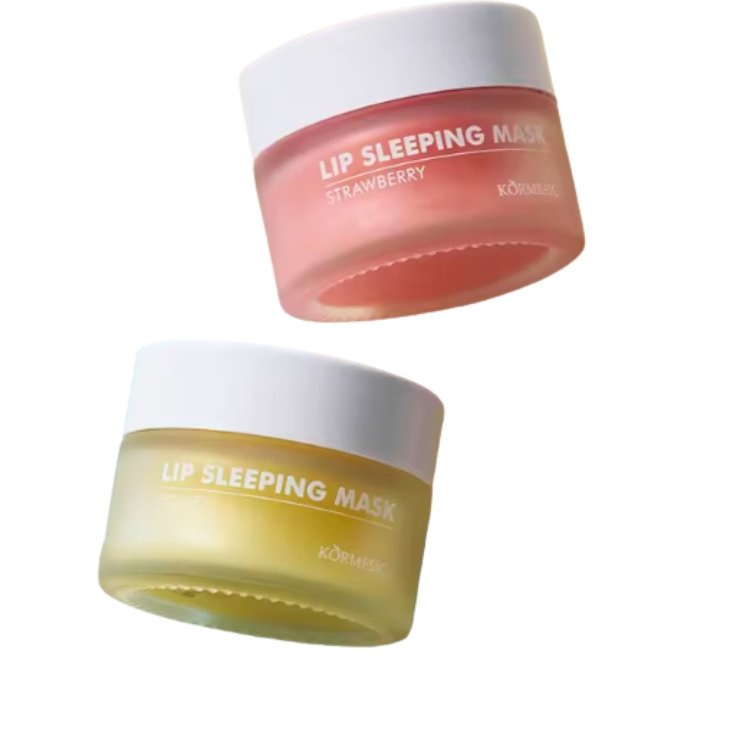 KORMESIC Wholesale Lip Mask Strawberry and Honey Hydrating Lip Balm Organic Moisturizing Honey Pot Lip Sleep Mask